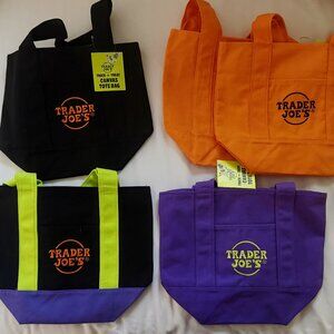 Trader Joes Seasonal Mini Totes - Halloween Edition